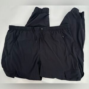 Paskho Black Pants Men's S18-P1028-MN Size XL Utility Stretch Traveler Jogger